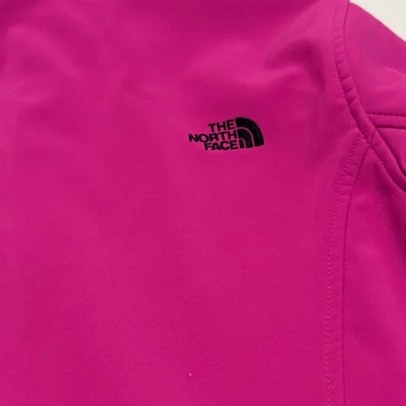 The North Face Pink Full Zip Softshell Hoodie Jacket M - Picture 7 of 7